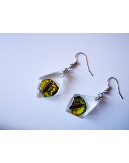 Dragon eye earrings I ice series
