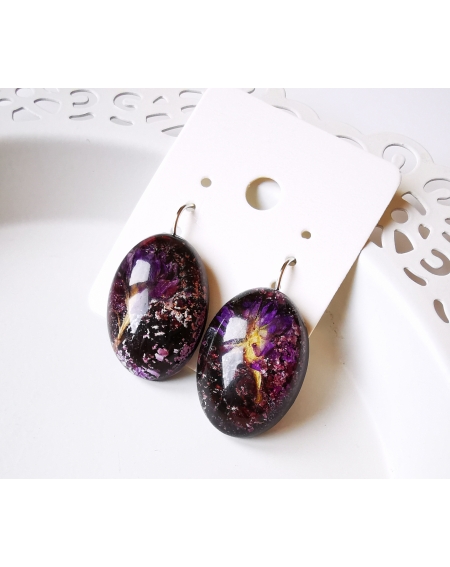 Galaxy flowers series II earrings