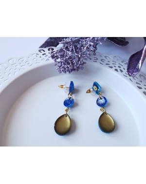 Blue Lagoon series I earrings