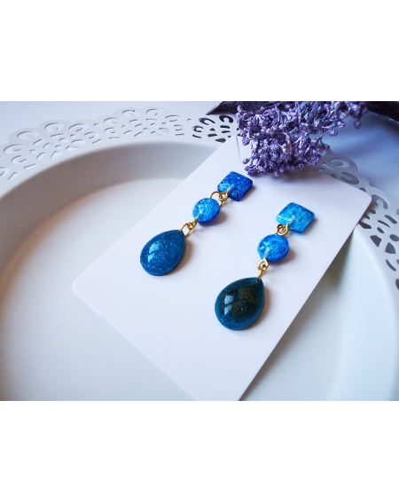 Blue Lagoon series I earrings