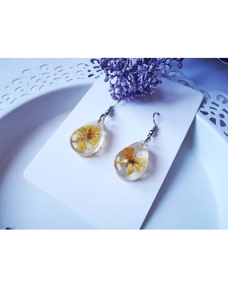 Ice flowers series I earrings
