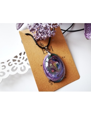 Purple dreams series I Necklace