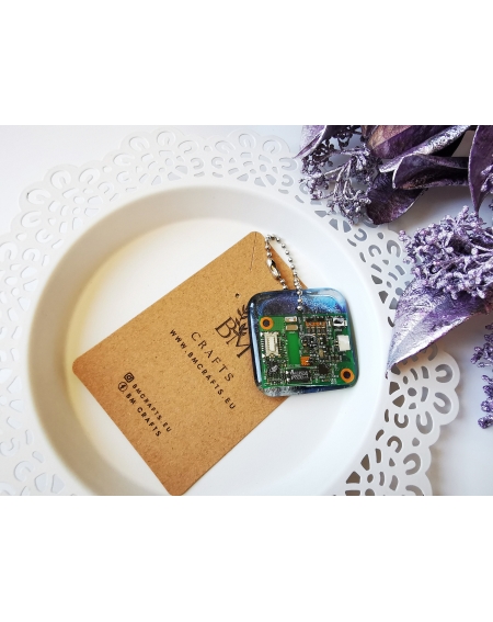 Electronic board plate keychain| Pcb plate