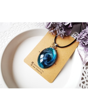 Deep ocean necklace I Blue Lagoon series