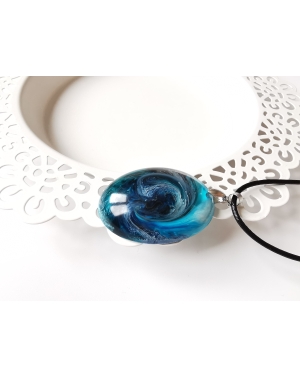 Deep ocean necklace I Blue Lagoon series