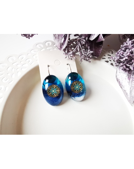 Mandala earrings I Mystic galaxy series